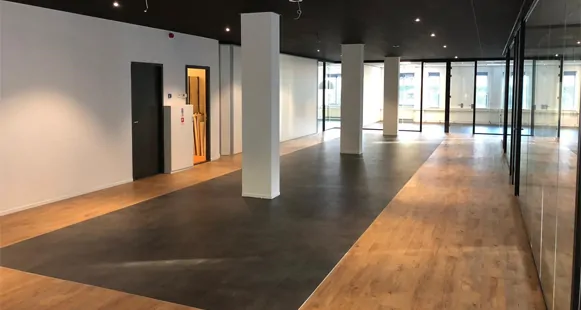 Projectfoto van utiliteitspand CRC, verbouwd door RAW-Building